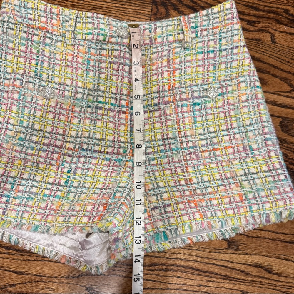 Rainbow Tweed Generation Love Diaz Shorts Sz 4 New With Tags - Picture 13 of 16